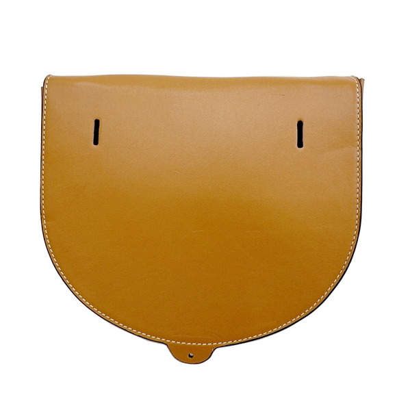 LOEWE Heel Bag A661V01X18 2530 Shoulder Calf Tan Brown Women's Men's - Picture 2 of 10